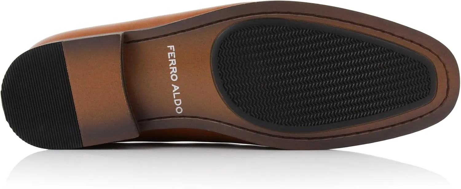 Ferro Aldo Dale MFA19703 Minimalist Slip-on Suede Penny Loafers