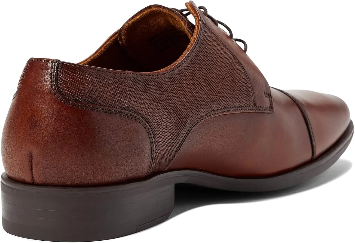 Florsheim Jackson Cap Toe Oxford Formal Shoe for Men - Leather Upper with Man-Made Lining, Snipped Toe, and Blind Eyelets