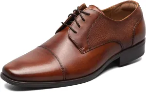 Florsheim Jackson Cap Toe Oxford Formal Shoe for Men - Leather Upper with Man-Made Lining, Snipped Toe, and Blind Eyelets