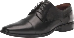 Florsheim Jackson Cap Toe Oxford Formal Shoe for Men - Leather Upper with Man-Made Lining, Snipped Toe, and Blind Eyelets