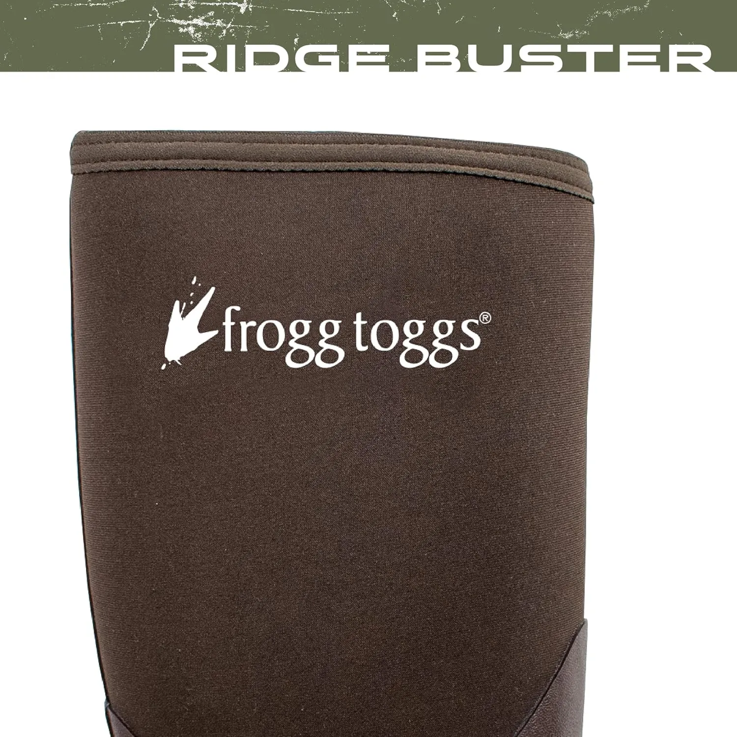 FROGG TOGGS Men's Ridge Buster Waterproof, Insulated Rubber Hunting Boot Neoprene and Thinsulate