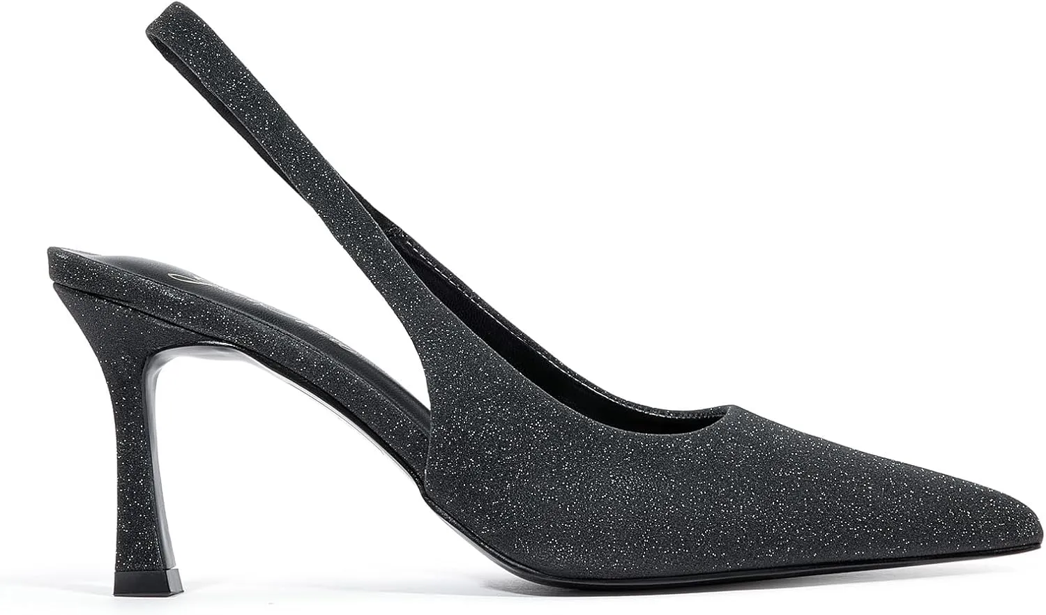 GENSHUO Women's Slingback Heels Closed Pointed Toe Dress Pumps Shoes Slip On 4 Inch High Stiletto Comfortable Sexy Wedding Work Casual Prom Party
