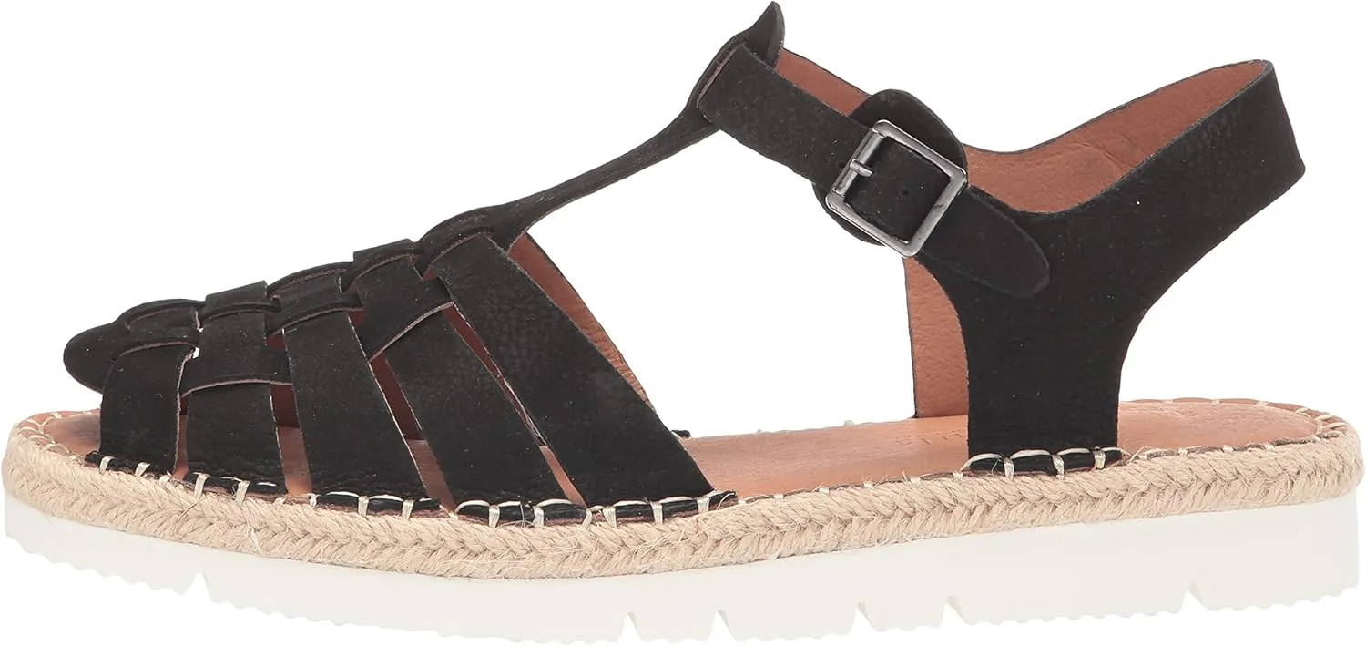 Gentle Souls by Kenneth Cole Women's Lizzy Eva Basket T-Strap Fisherman Sandal