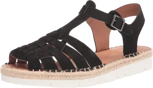 Gentle Souls by Kenneth Cole Women's Lizzy Eva Basket T-Strap Fisherman Sandal