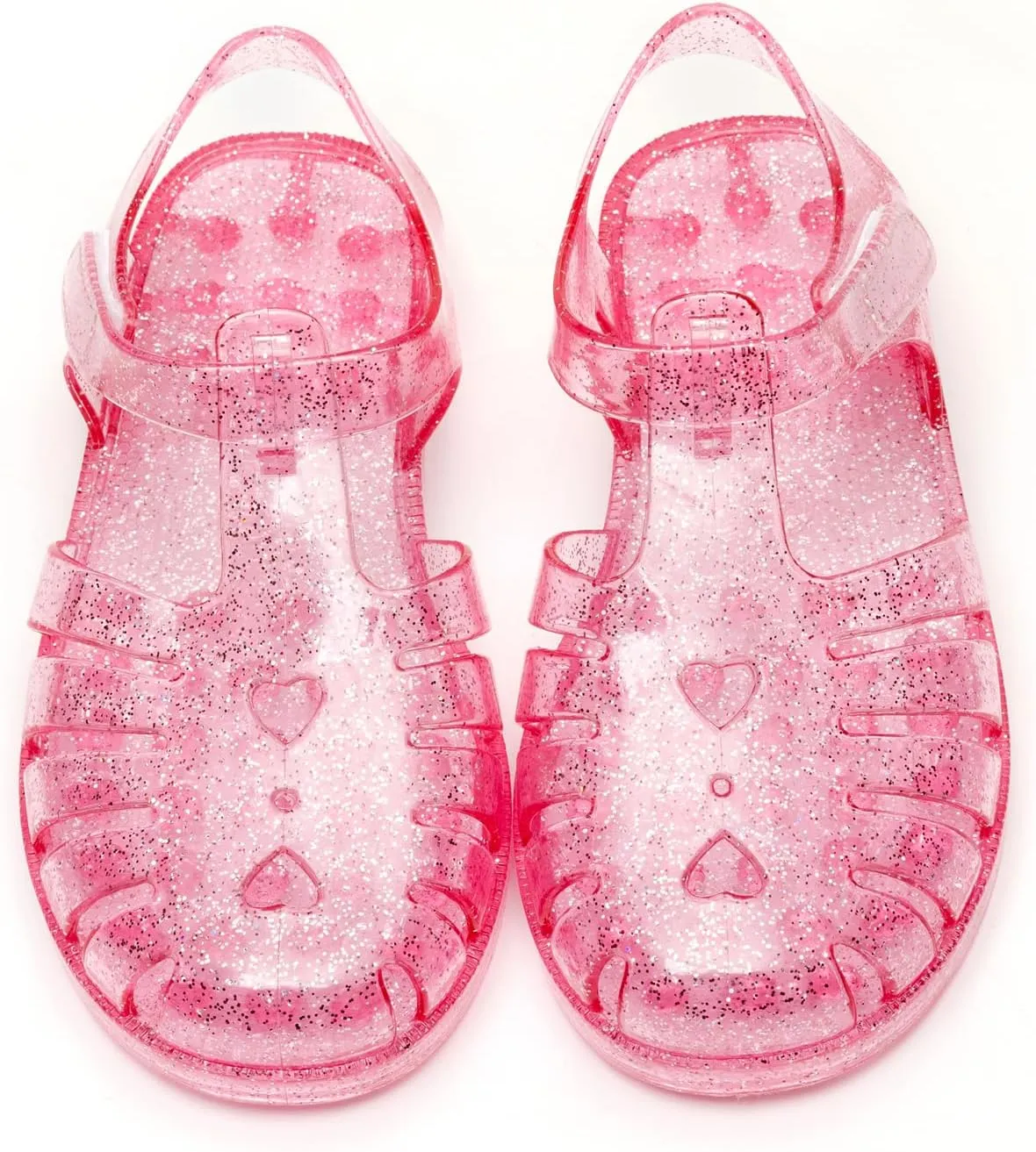 Girls Jelly Sandals Summer Costume Princess Dress Flat Breathable Waterproof Fisherman Gladiator Shoes For Girl Closed Toe Beach Flat-Sandals For Toddler Little Kid Big Kids