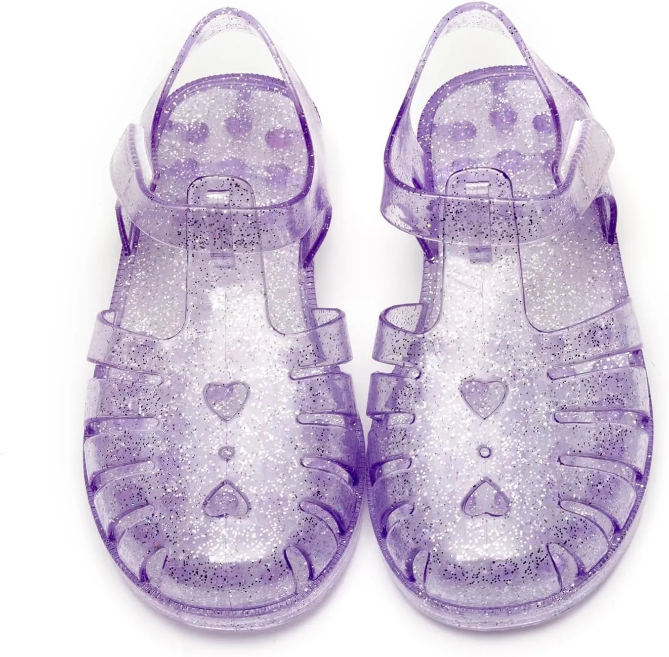 Girls Jelly Sandals Summer Costume Princess Dress Flat Breathable Waterproof Fisherman Gladiator Shoes For Girl Closed Toe Beach Flat-Sandals For Toddler Little Kid Big Kids
