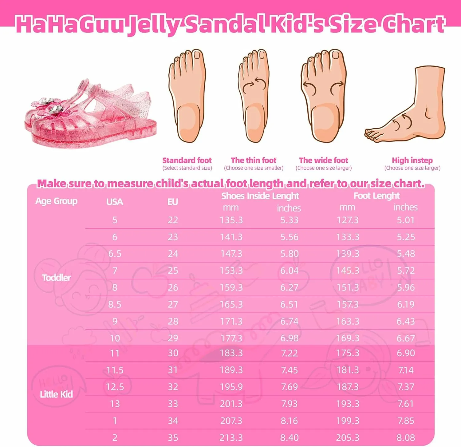Girls Jelly Sandals Summer Costume Princess Dress Flat Breathable Waterproof Fisherman Gladiator Shoes For Girl Closed Toe Beach Flat-Sandals For Toddler Little Kid Big Kids
