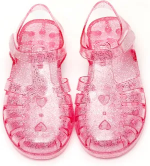 Girls Jelly Sandals Summer Costume Princess Dress Flat Breathable Waterproof Fisherman Gladiator Shoes For Girl Closed Toe Beach Flat-Sandals For Toddler Little Kid Big Kids