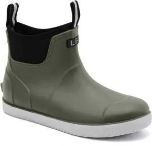 Hsttgsr Men's Deck Boots, Rubber Rain Boots Waterproof Fishing Boots, Ankle Anti-Slip High Traction Boots for Professional Premium Neoprene, Garden Boots Shoes Footwear Booties for Men Outdoor Work