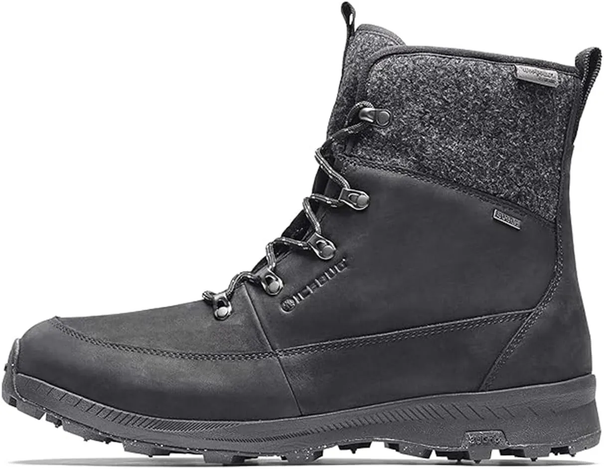 Icebug Womens Adak ReWool BUGrip Winter Hiking Boot with Carbide Studded Traction Sole
