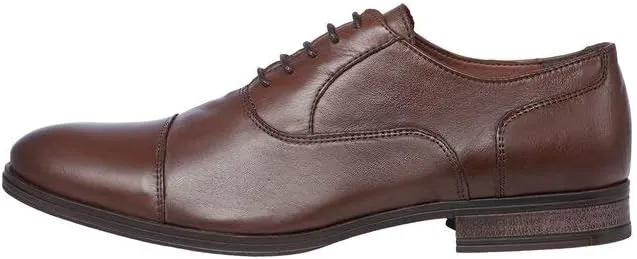 Jack & Jones Men's Jfwdonald Leather Cognac Noos Derbys