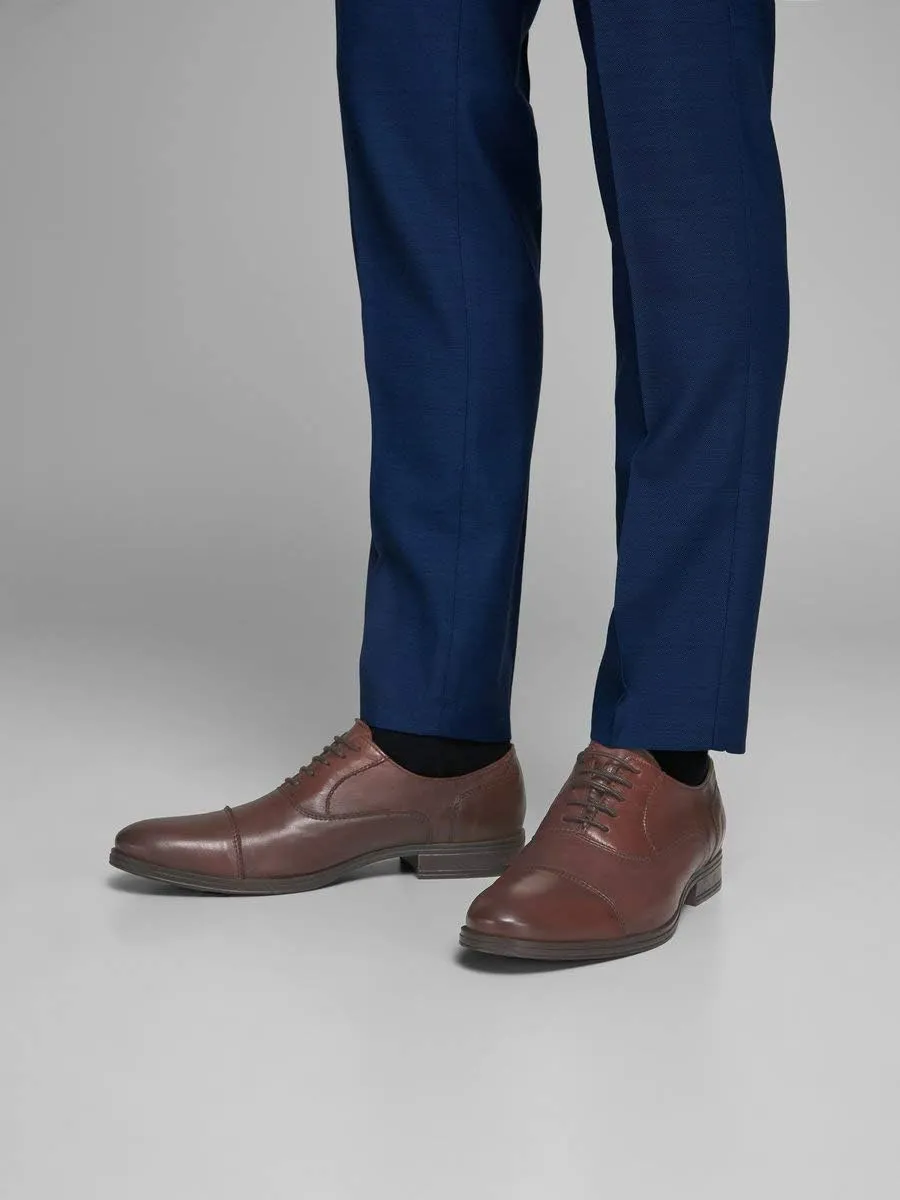 Jack & Jones Men's Jfwdonald Leather Cognac Noos Derbys