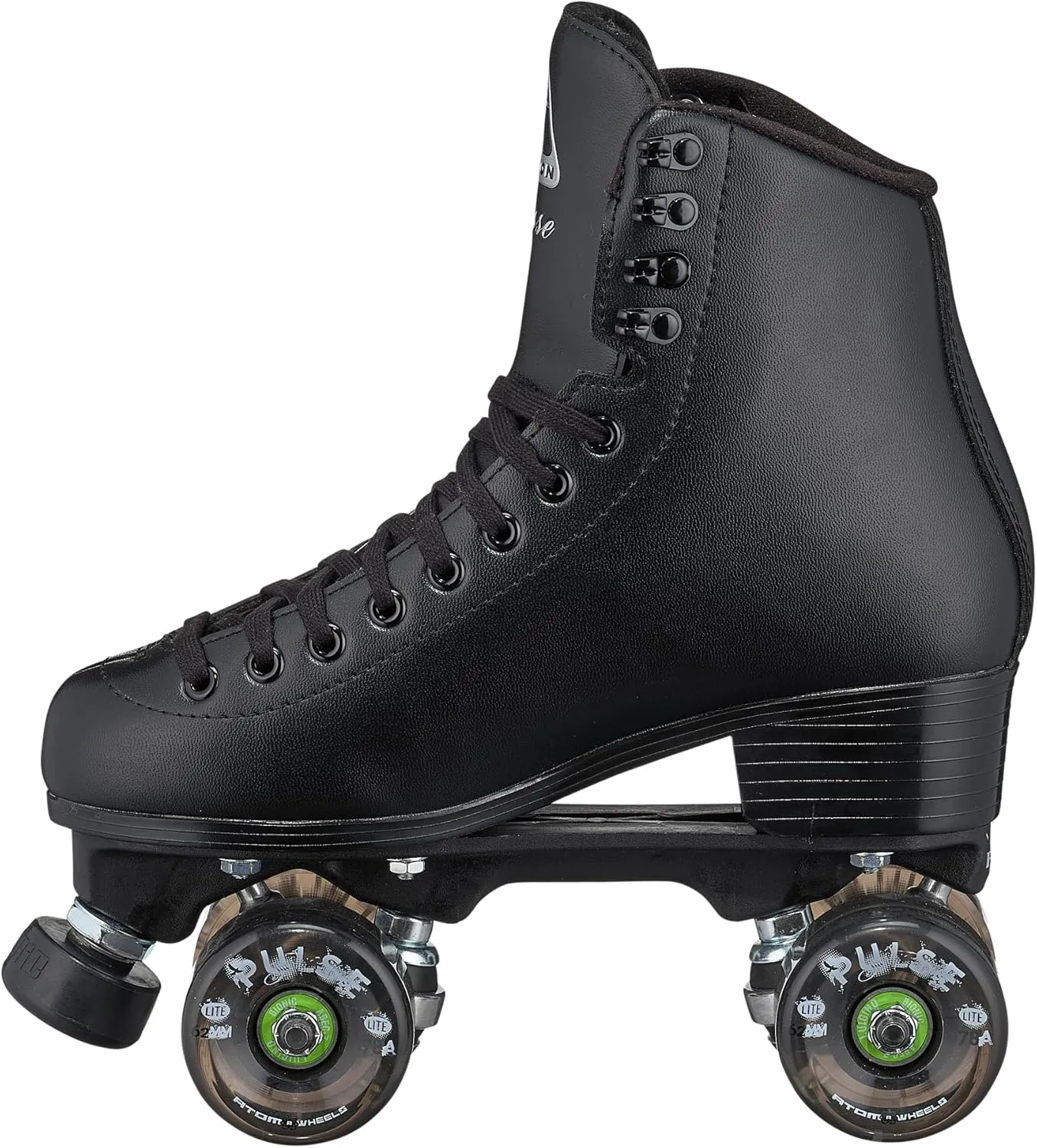 Jackson - Finesse Viper Outdoor Roller Skates for Women and Girls, Atom Pulse Lite Wheels with Vinyl-Coated Quad Boot,