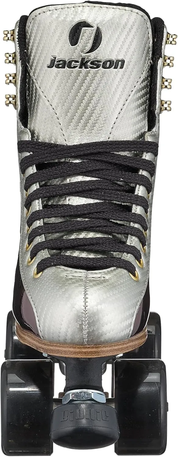 Jackson Flex Outdoor Roller Skates, Atom Pulse Lite Wheels with Vinyl-Coated Quad Boot,