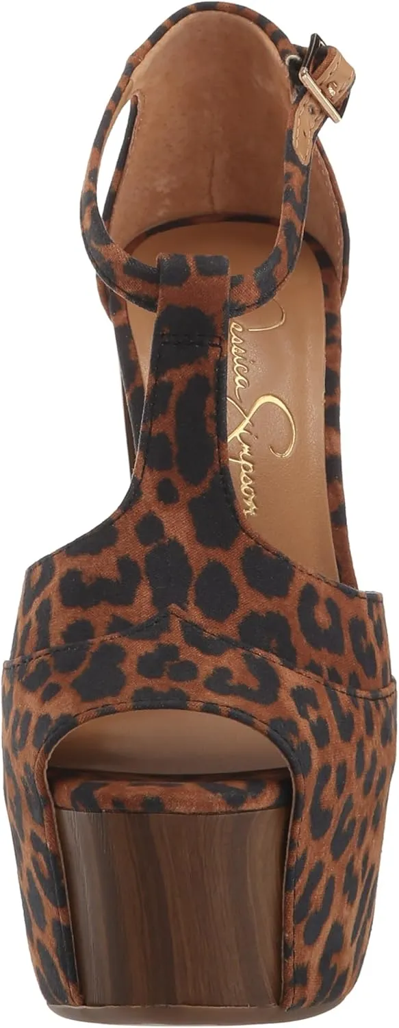 Jessica Simpson Womens Dany 3 Floral Heeled Platform Sandals