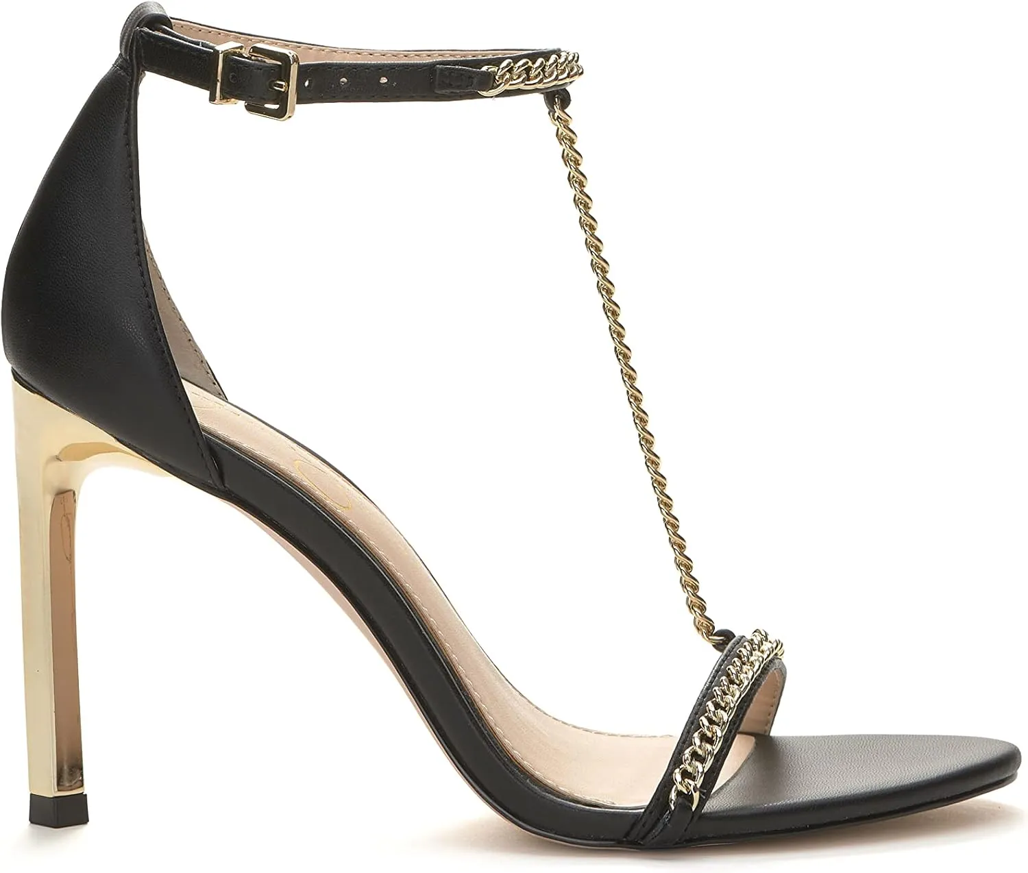 Jessica Simpson Womens Qiven Faux Leather Heels