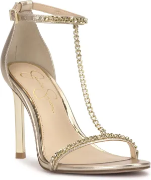 Jessica Simpson Womens Qiven Faux Leather Heels