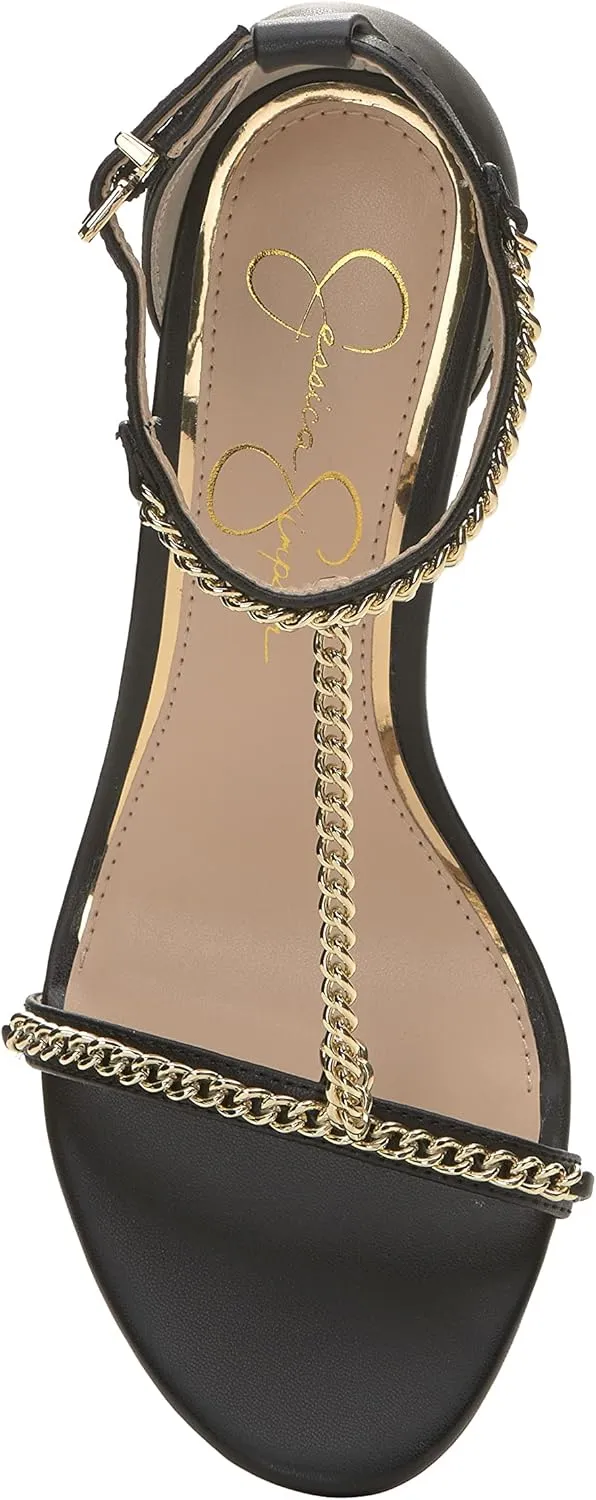 Jessica Simpson Womens Qiven Faux Leather Heels