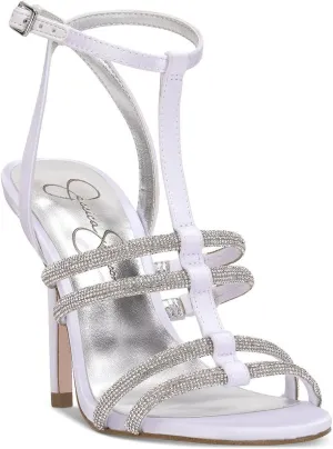 Jessica Simpson Womens Satin Adjustable Pumps