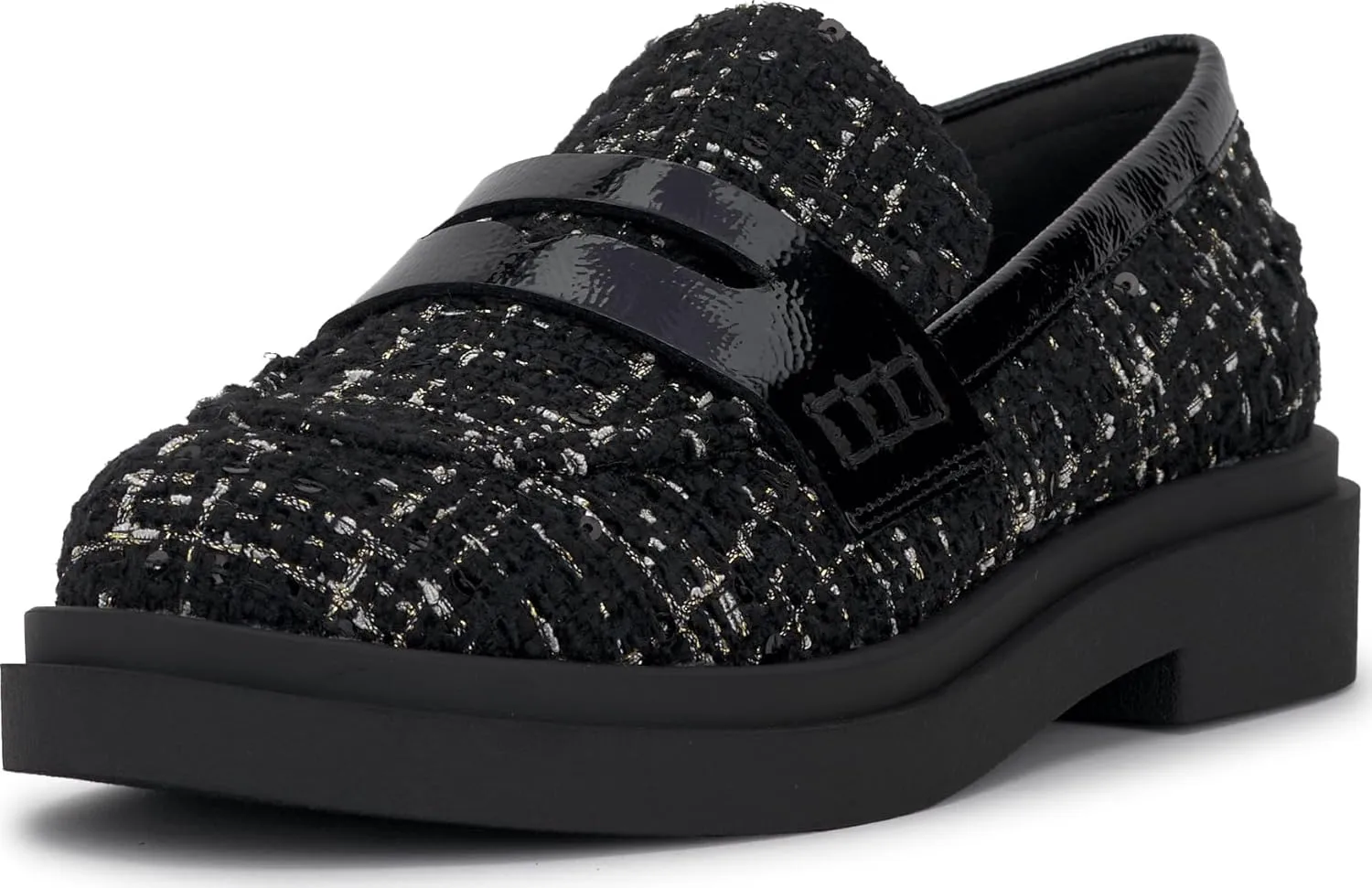 Jessica Simpson Women's Xuris Loafer Flat, Black, 9