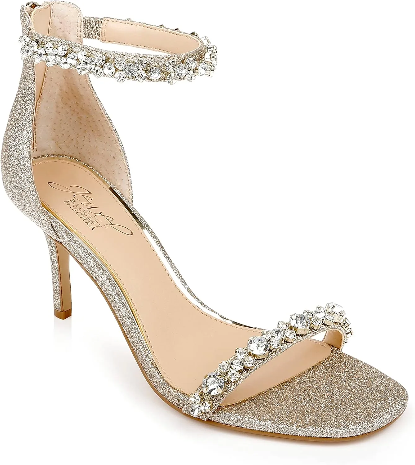 Jewel Badgley Mischka Dustyn Ankle Strap Sandal