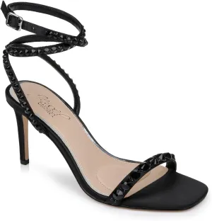 Jewel Badgley Mischka Hosana Sexy Stiletto with Gemstone-Studded Wraparound Strap