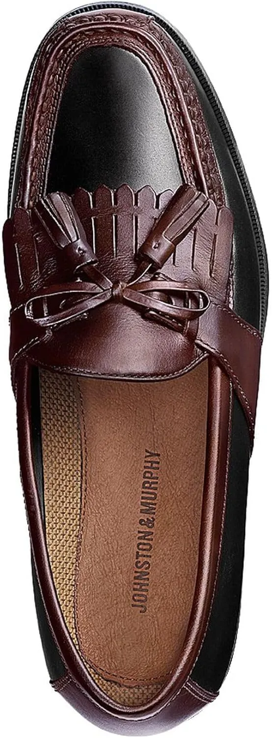 Johnston & Murphy Men's Aragon Kiltie Tassel Casual Dress Shoe|Classic Design|Leather Textile Lining|Leather Sole with Rubber Heel