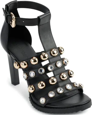 KARL LAGERFELD Women's Brexton T Strap Sandal