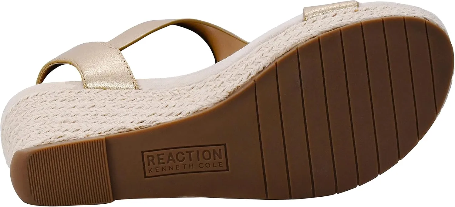 Kenneth Cole REACTION Women's Card T-Strap Wedge Sandal
