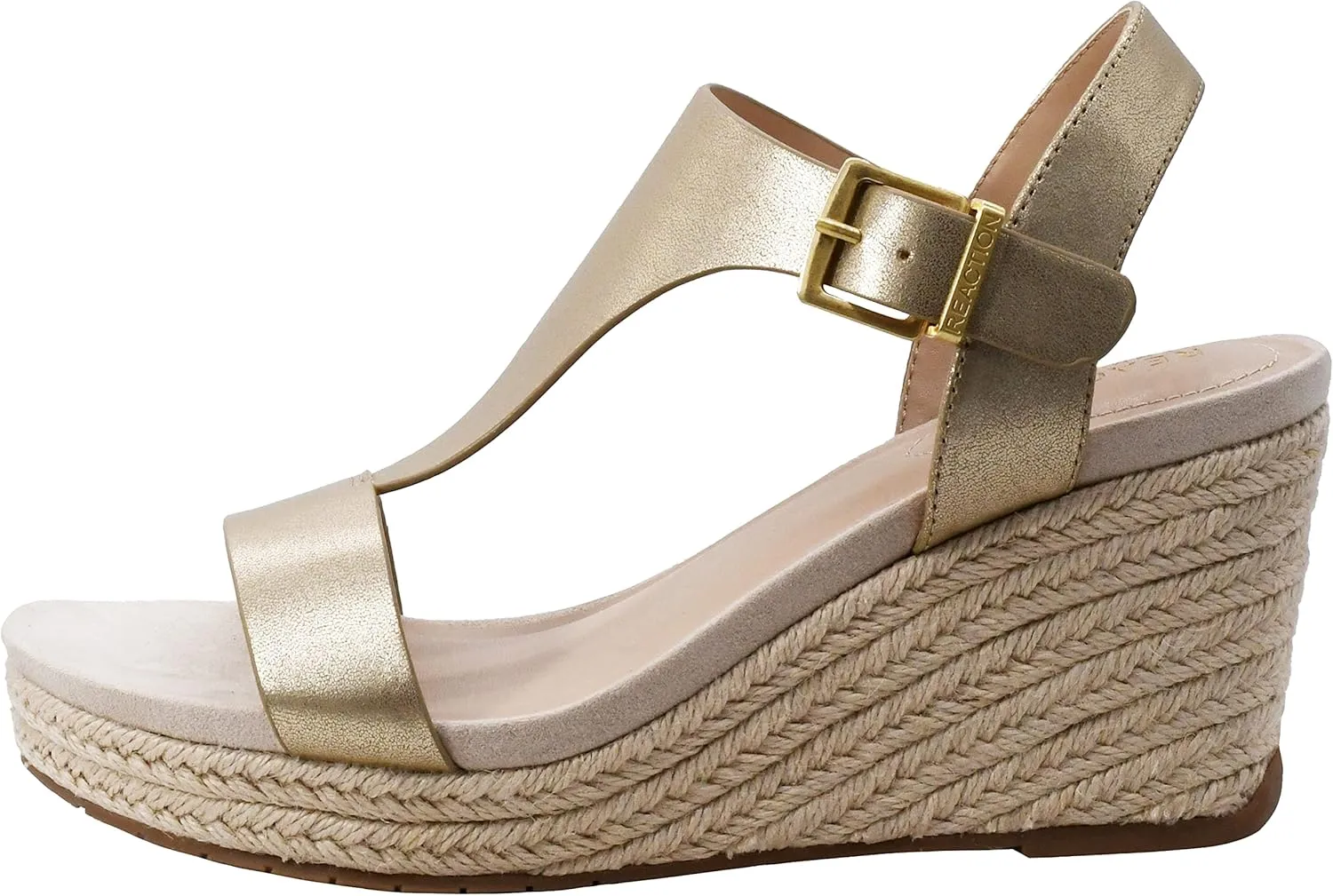 Kenneth Cole REACTION Women's Card T-Strap Wedge Sandal