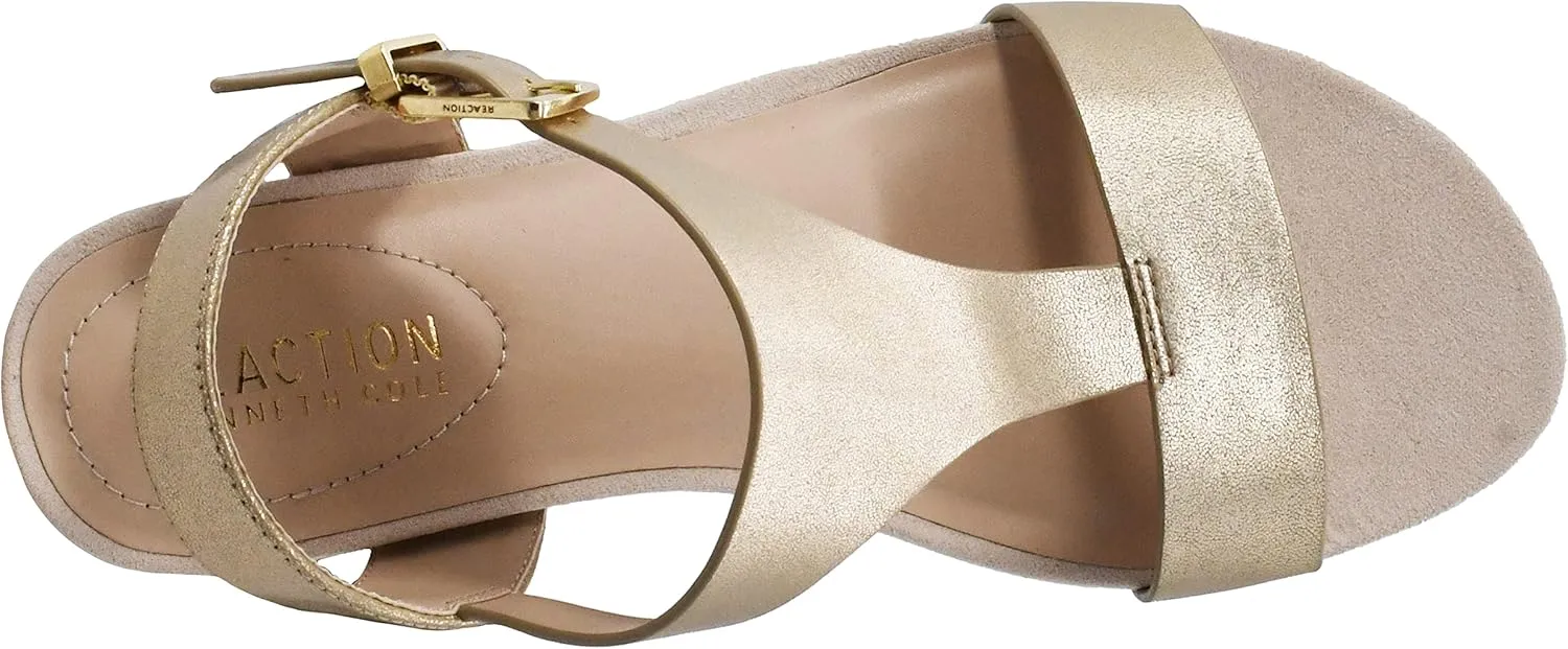 Kenneth Cole REACTION Women's Card T-Strap Wedge Sandal