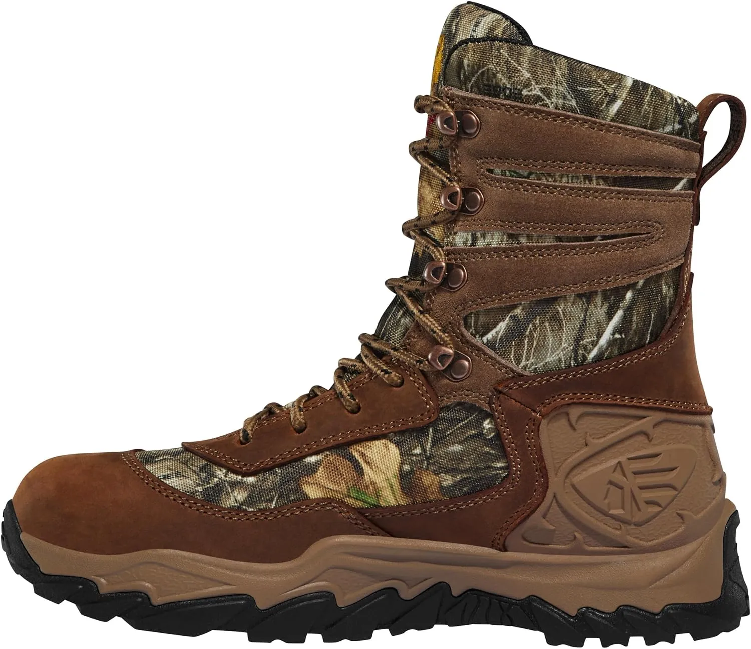 LaCrosse Women’s Windrose 8” Waterproof Hunting Boots with Warming Insulation, Supportive EVA Midsole, and Genuine Leather