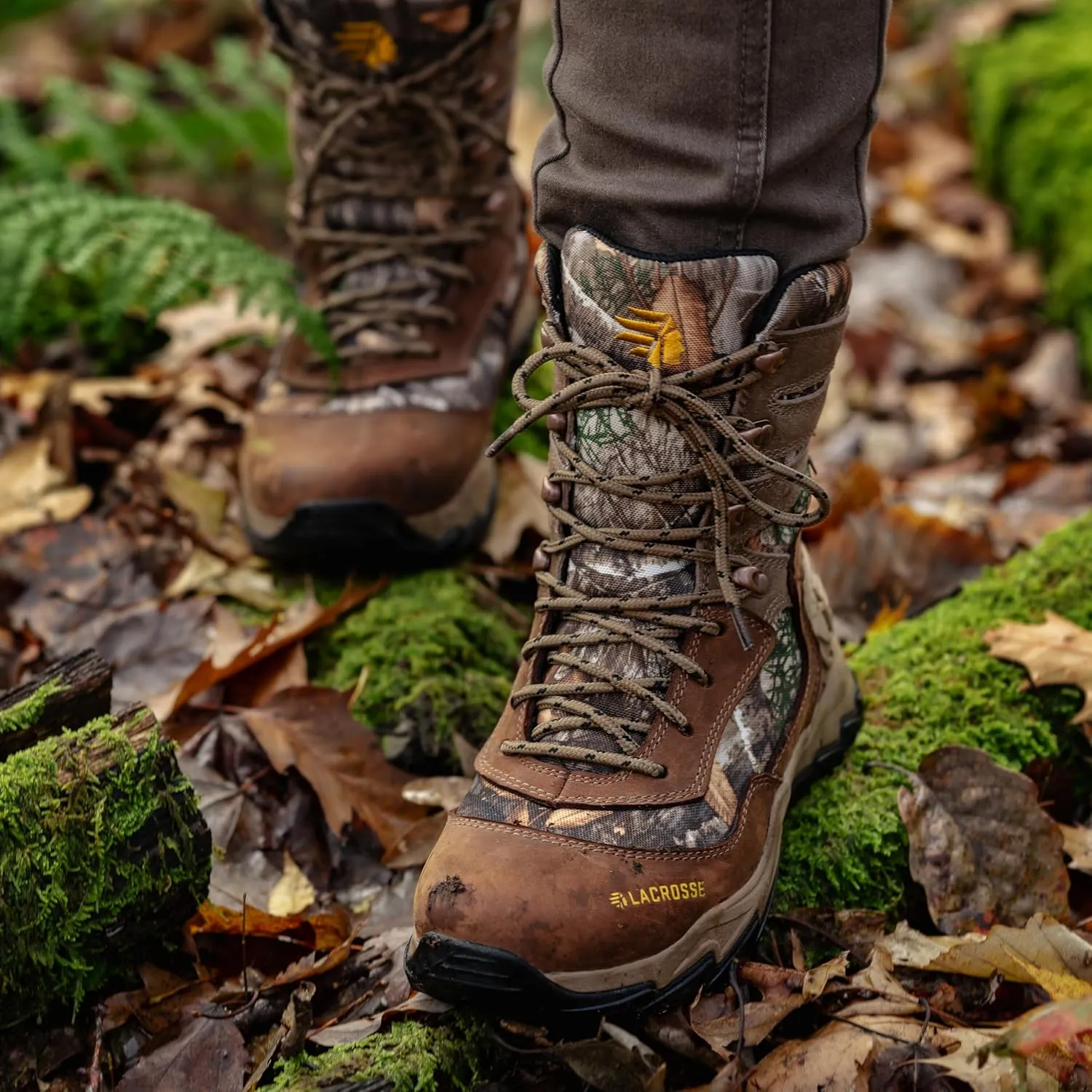 LaCrosse Women’s Windrose 8” Waterproof Hunting Boots with Warming Insulation, Supportive EVA Midsole, and Genuine Leather