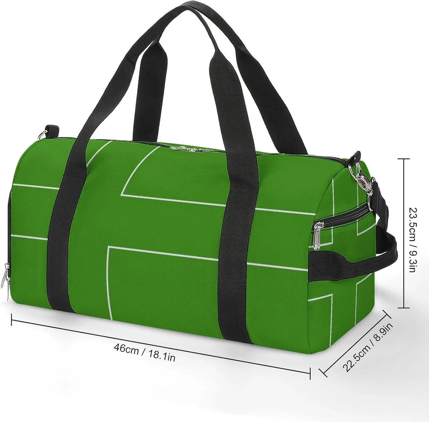 Ladonia Flag Sports Gym Bag for Boys Girls with Wet Pocket Shoe Compartment
