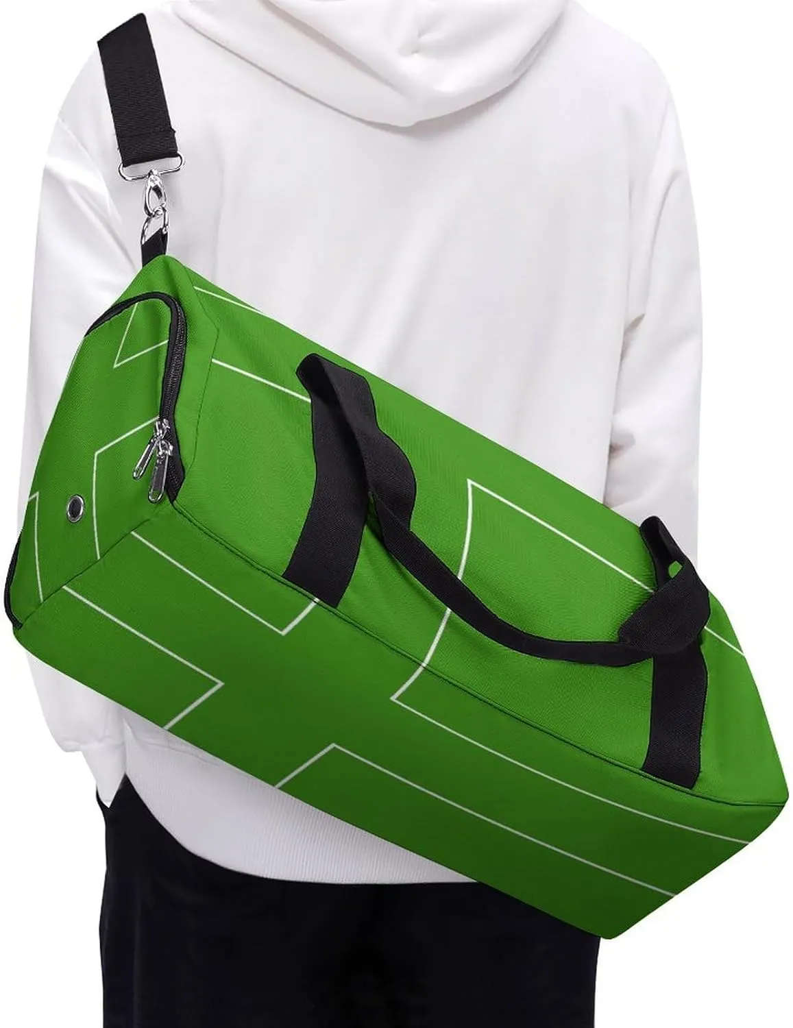 Ladonia Flag Sports Gym Bag for Boys Girls with Wet Pocket Shoe Compartment