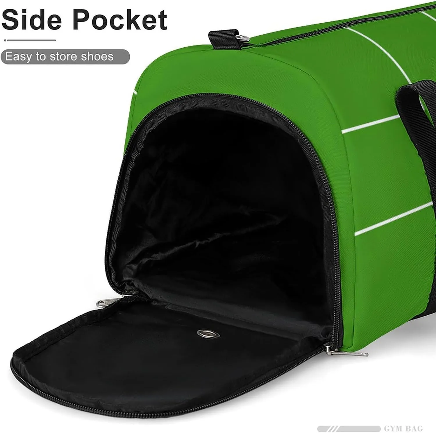 Ladonia Flag Sports Gym Bag for Boys Girls with Wet Pocket Shoe Compartment