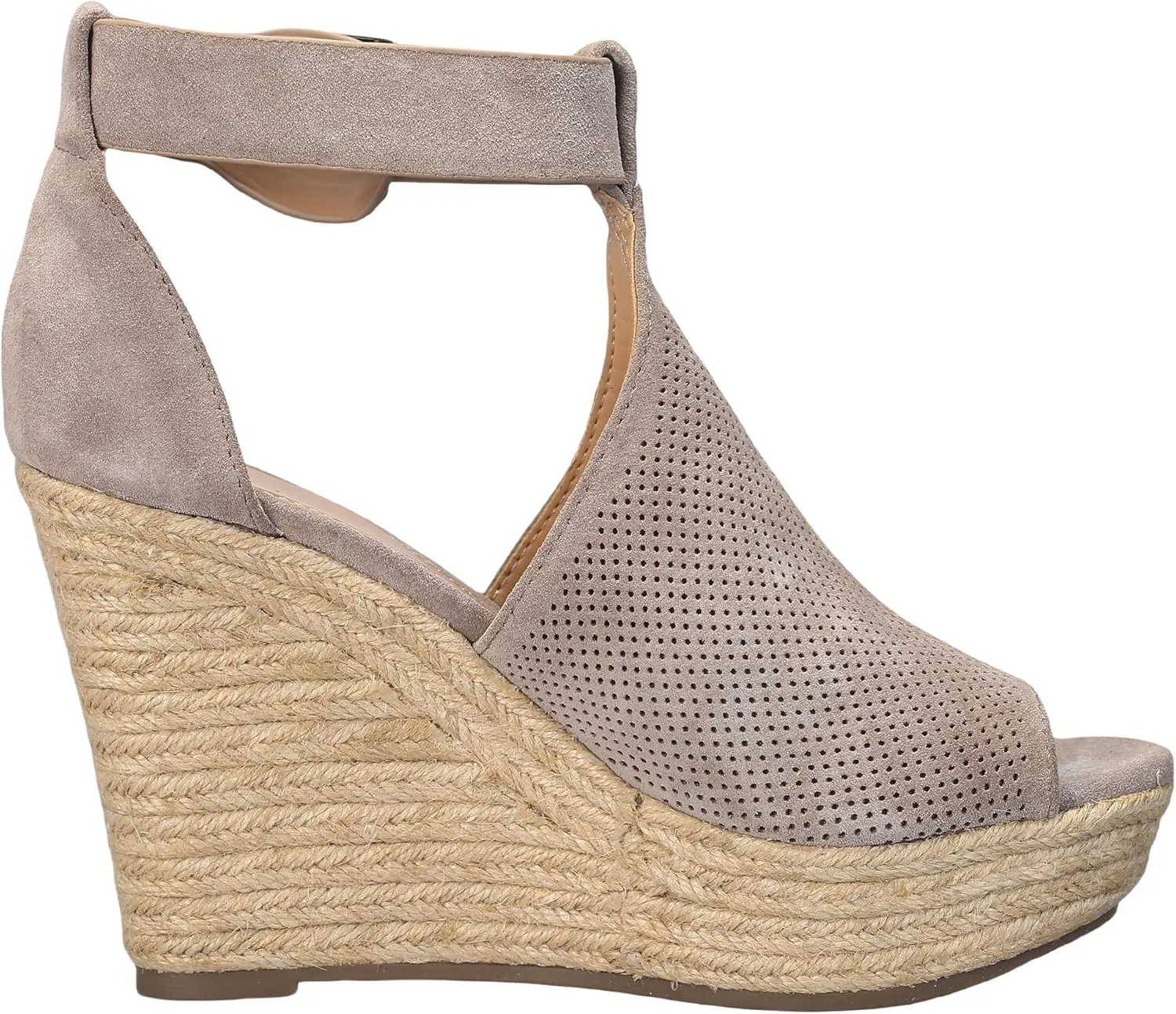 landing craft Women's Peep Toe Platform Sandals Summer Adjustable Buckle Ankle Strap Espadrilles Wedge Sandals