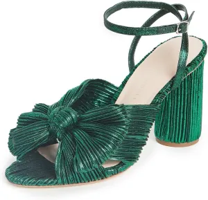 Loeffler Randall Women's Camellia Pleated Bow Heel with Ankle Strap