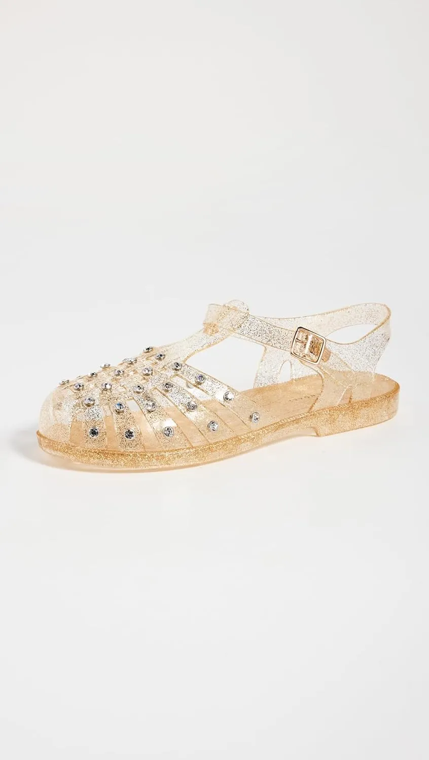 Loeffler Randall Women's Rhys Jelly Sandals with Studs