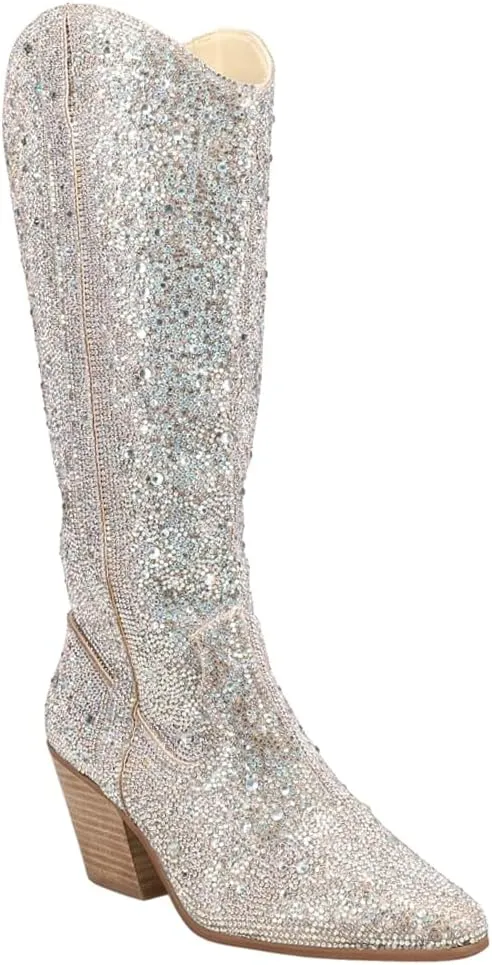 Matisse Women's Nashville Rhinestone Pointed Toe Fashion Cowboy Boots
