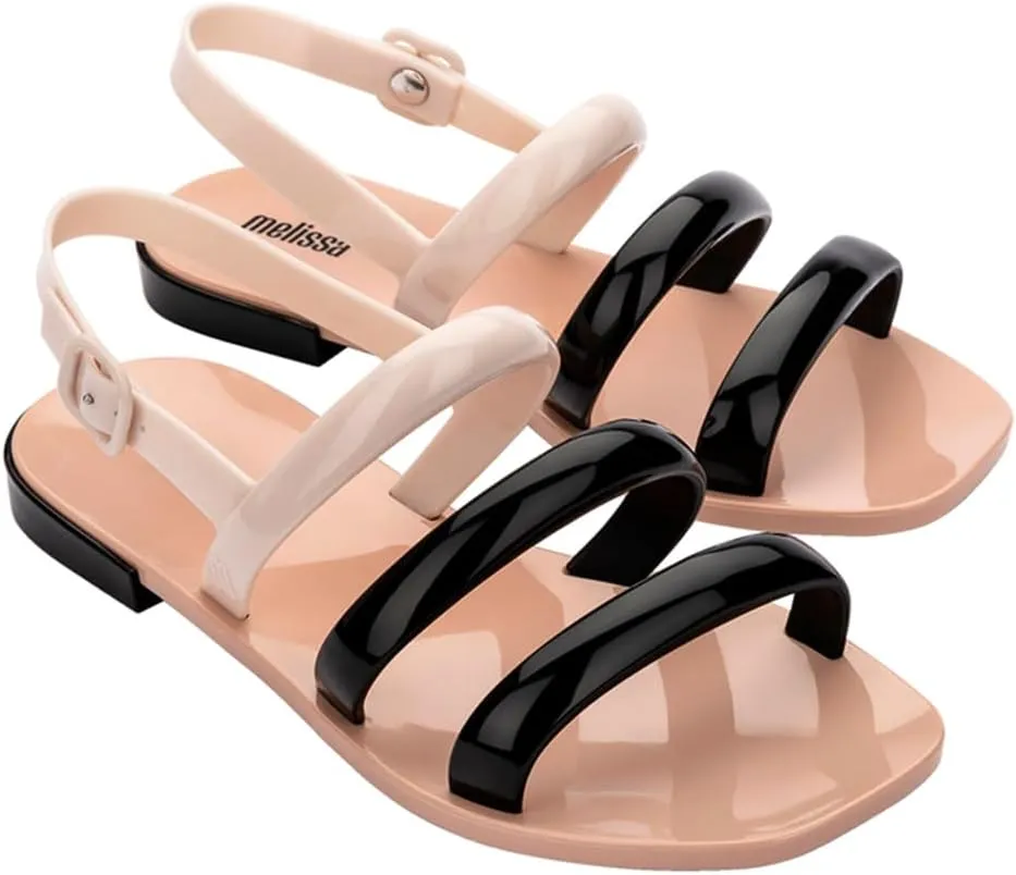 Melissa Essential Wave Women's Sandal - Bubble Jelly Sandal, Summer Sandals for Women, Adjustable Ankle Strap, Adult Jellies