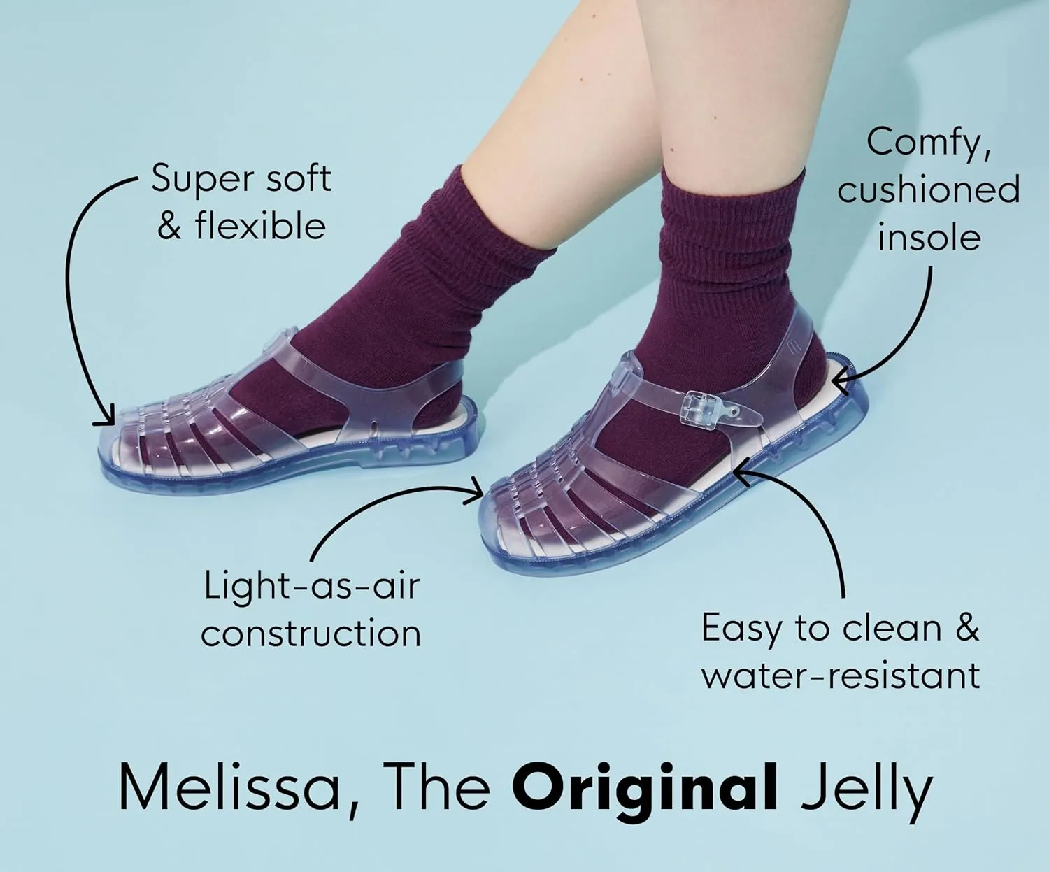 Melissa Possession Jelly Sandal for Women - The Original Jelly Shoe, Fisherman's Sandal with Adjustable Strap and Side Buckle