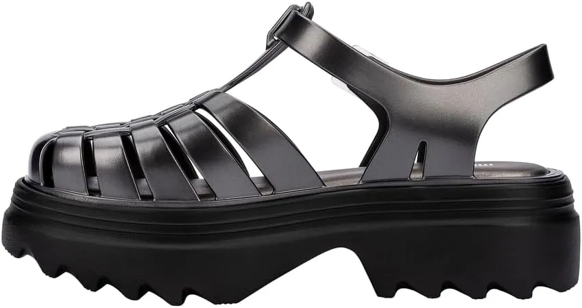 Melissa Possession Platform II Jelly Sandals for Women – Classic Fisherman-Style Chunky Platform with Adjustable Ankle Strap, Lightweight EVA Sole, and Non-Slip Traction
