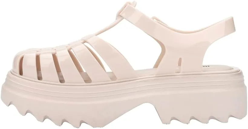 Melissa Possession Platform II Jelly Sandals for Women – Classic Fisherman-Style Chunky Platform with Adjustable Ankle Strap, Lightweight EVA Sole, and Non-Slip Traction