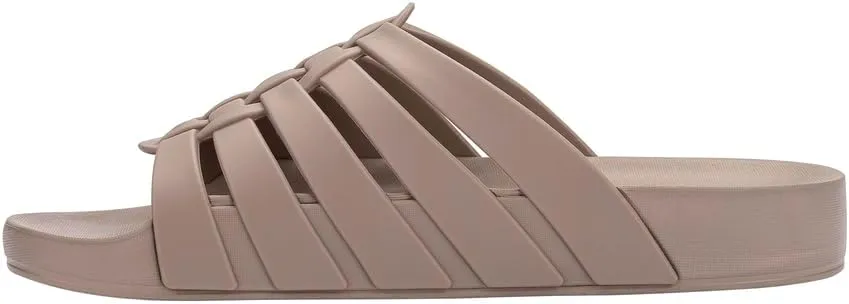 Melissa Possession Slides for Women - Flat Jelly-Style Comfort with Fisherman Design - 100% PVC Upper, 100% EVA Sole, Bubblegum Scent - Chic Summer Sandals for Women