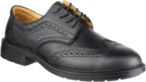 Mens FS44 Safety Brogue Black Size UK 8 EU 42