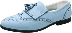 Men's Loafers Shoes Tassel Wing tip Brogue Embossed Anti-Slip Lightweight Slip On