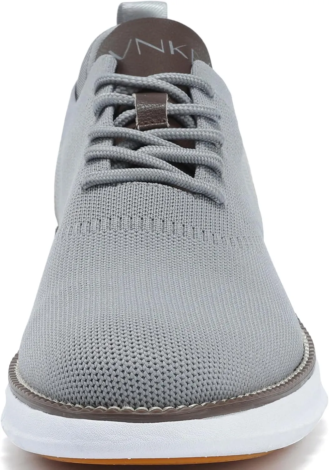 Men's Mesh Dress Shoes Casual Business Lace Up Oxford Sneakers Lightweight Breathable Walking Shoes Comfortable Thick Sole Tennis Footwear