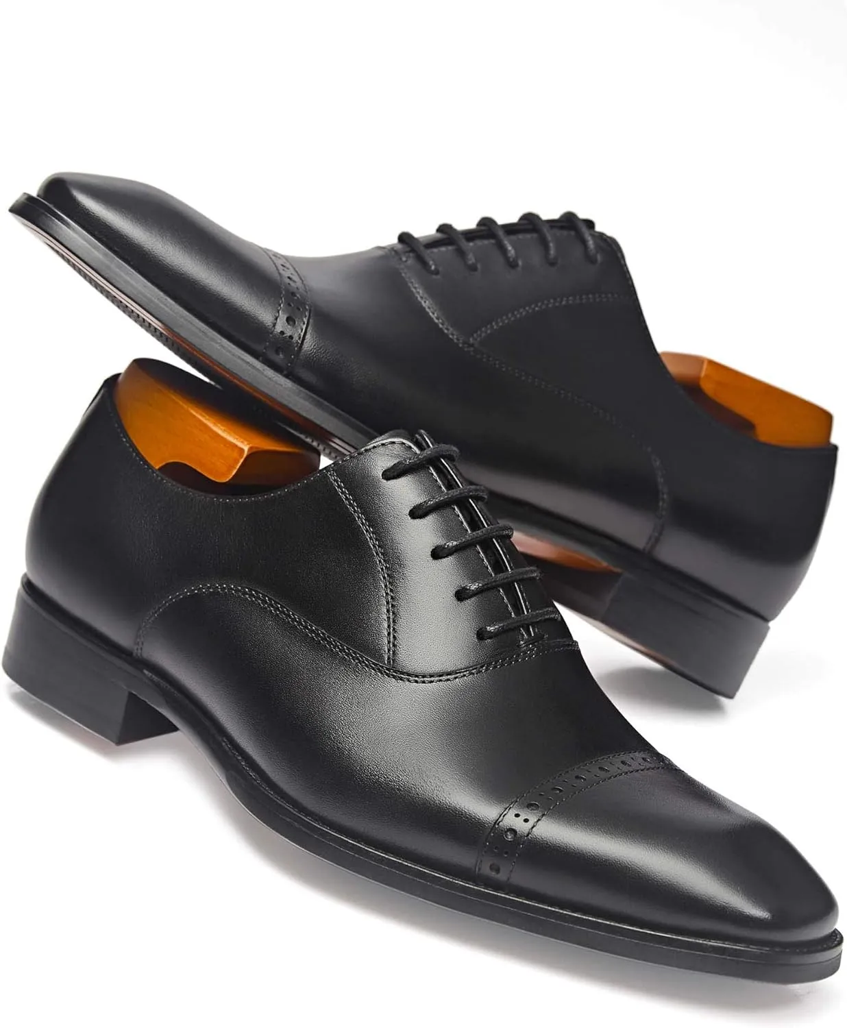 Men's Oxford Formal Comfortable Dress Shoes Genuine Leathers