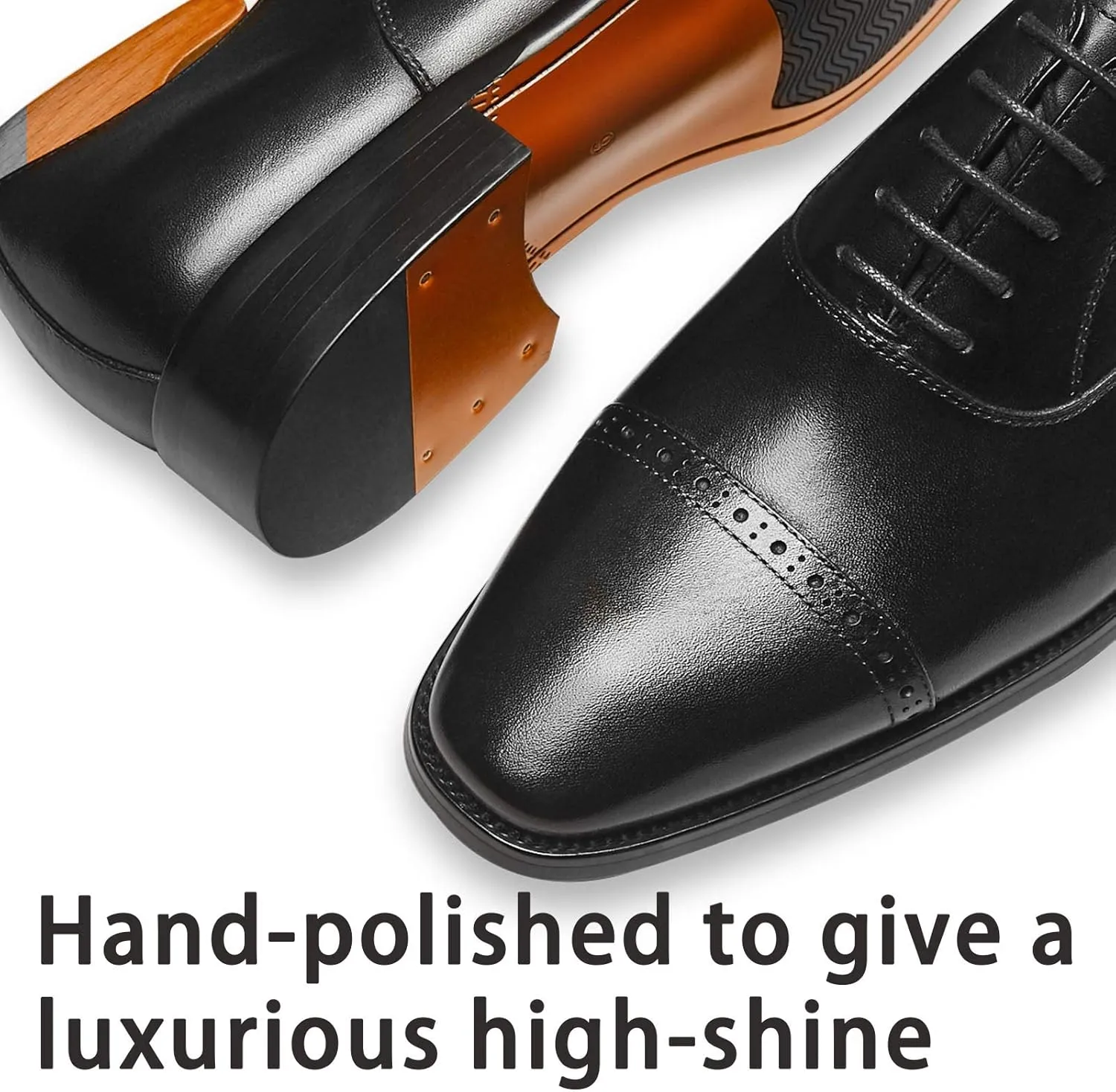 Men's Oxford Formal Comfortable Dress Shoes Genuine Leathers